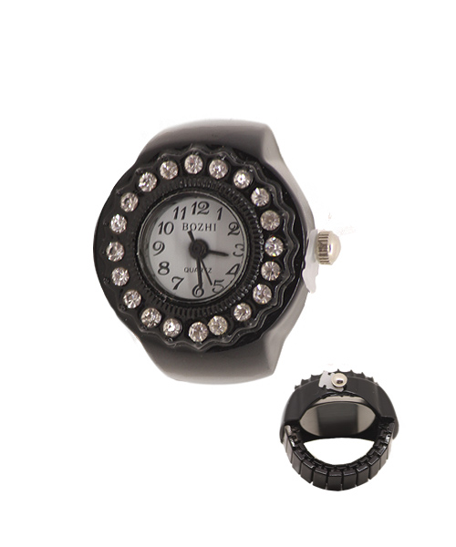 New design unique concept stylish finger ring watch for girls & women.