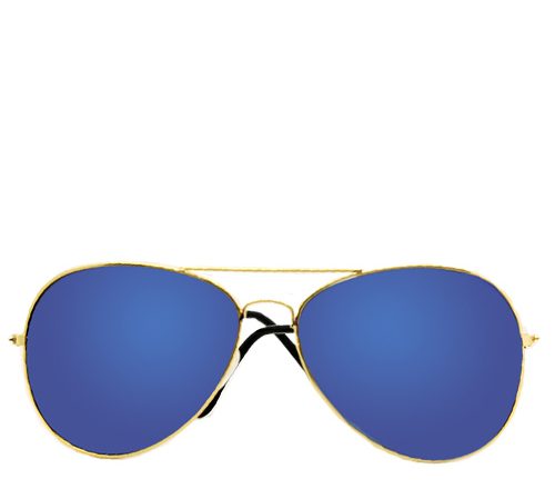 Oversized aviator sunglasses for women.