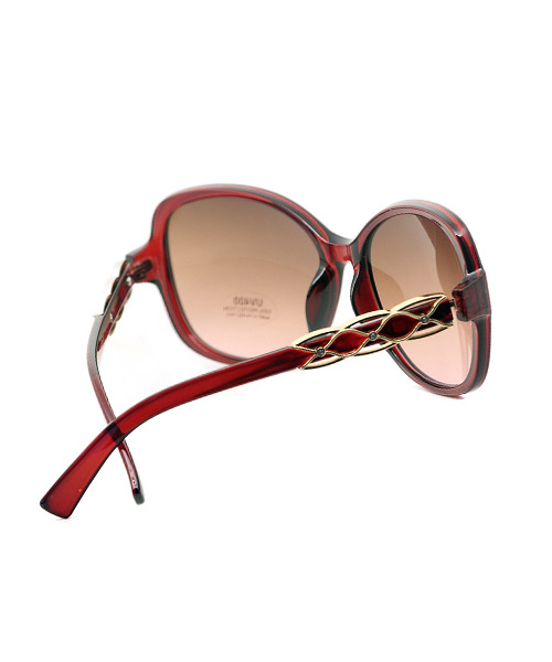 Butterfly pink frame sunglasses for women.