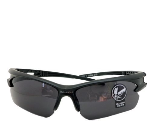 Black sports sunglasses for men.