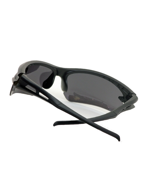 Black sports sunglasses for men.
