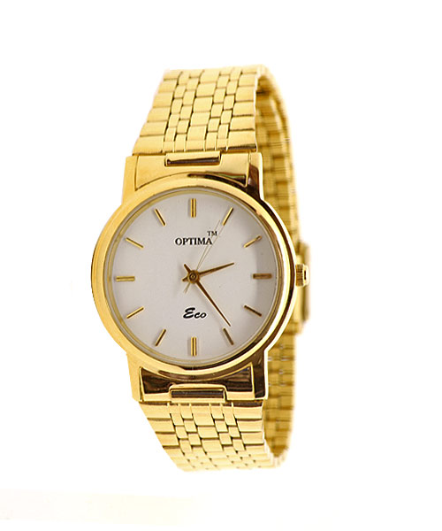 Round classic gold mens watch.