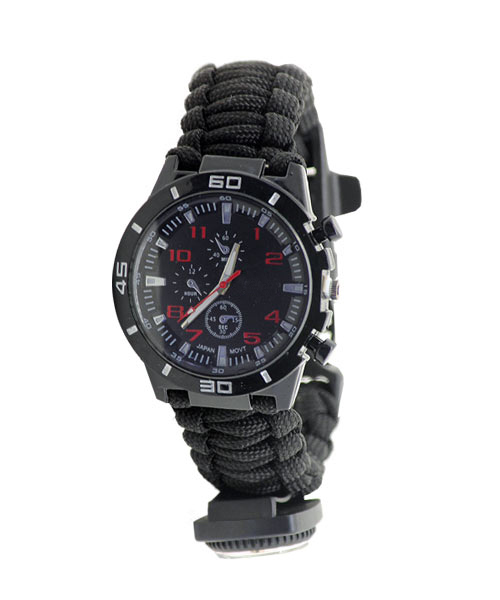 Outdoor military adventure watch paracord.