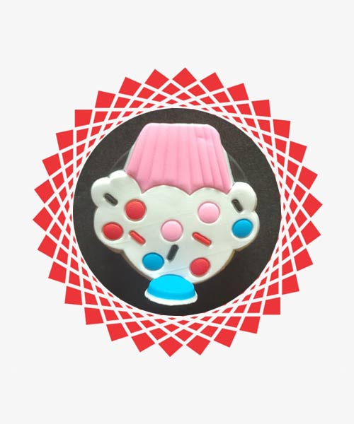 General cupcake silicone mobile popsocket.