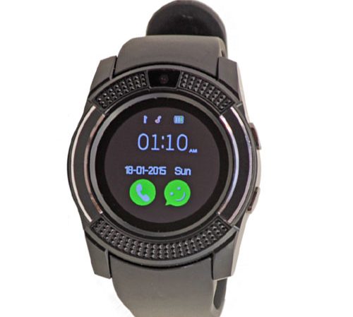 Unisex round smart watch.