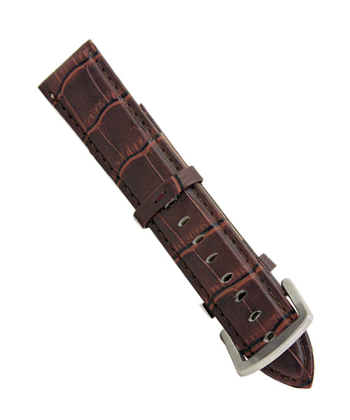 Regular Leather Watch Strap Brown.