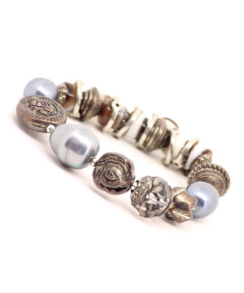 Multi-hued Trinkets Charms Beads Girls Bracelet.