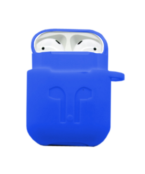 Apple Airpods soft blue case.