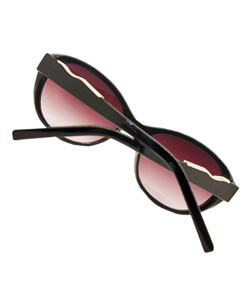 Sleek Cat Eye maroon lens sunglasses girls.