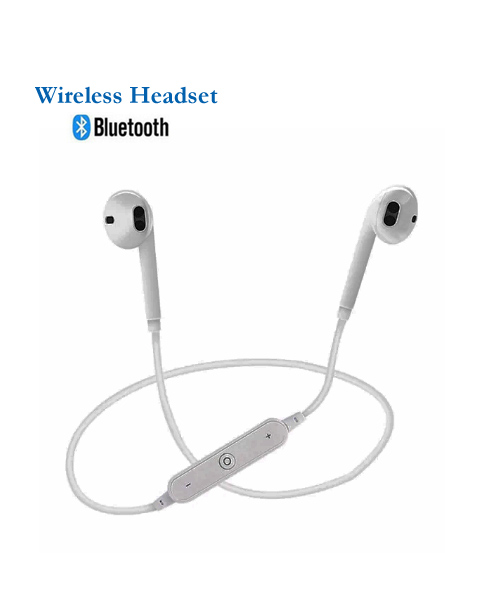 Wireless White In-ear Bluetooth Earphones