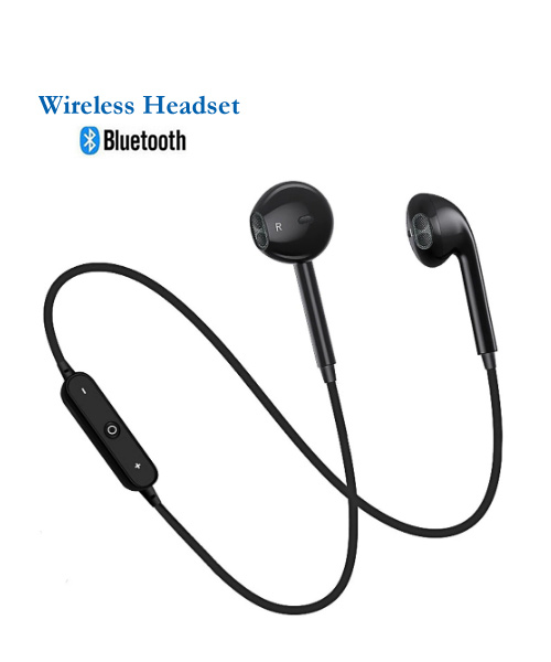 Wireless Black In-ear Bluetooth Earphones