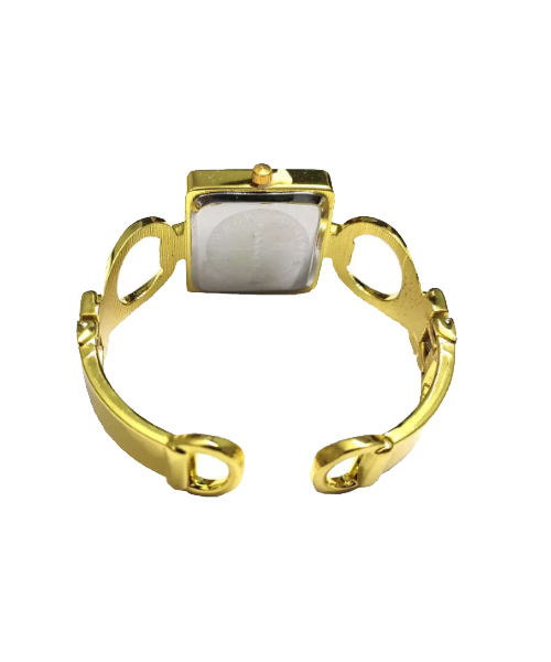 Rajwadi with Diamond Fancy Design Gold Plated Kada Bracelet
