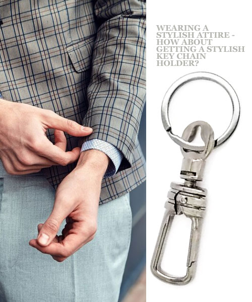 Stylish stainless steel fashion key ring keychain bike car house.
