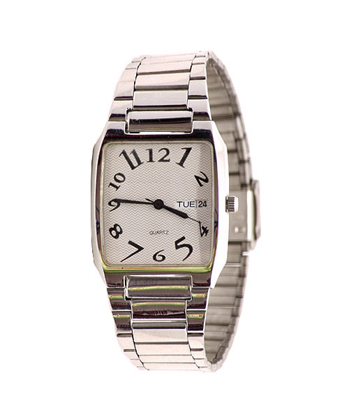 Silver formal mens watches with classic looks.