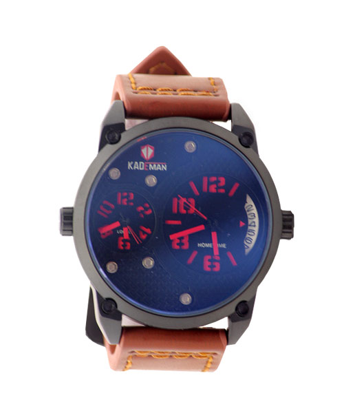 6135G Kademan mens luxury dual display business watch.